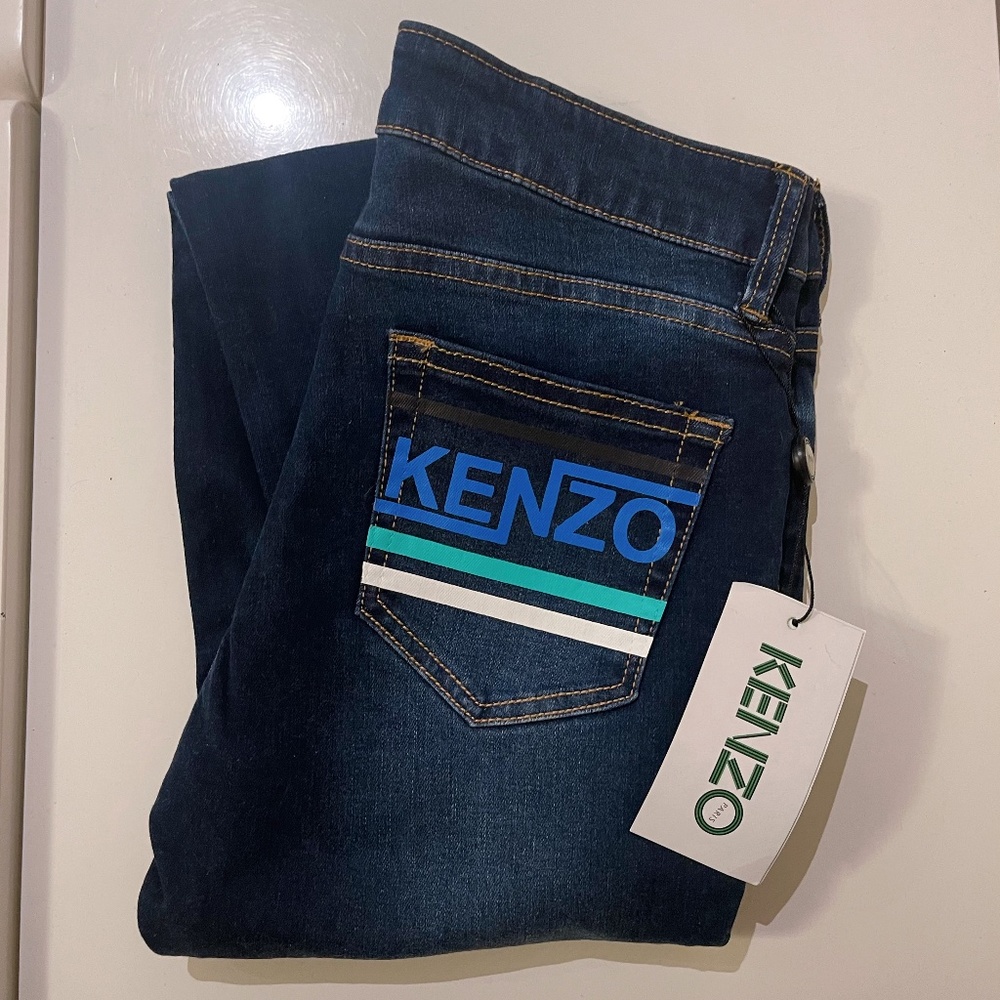 KENZO SLIM FIT WASHED JEAN Sz W27
